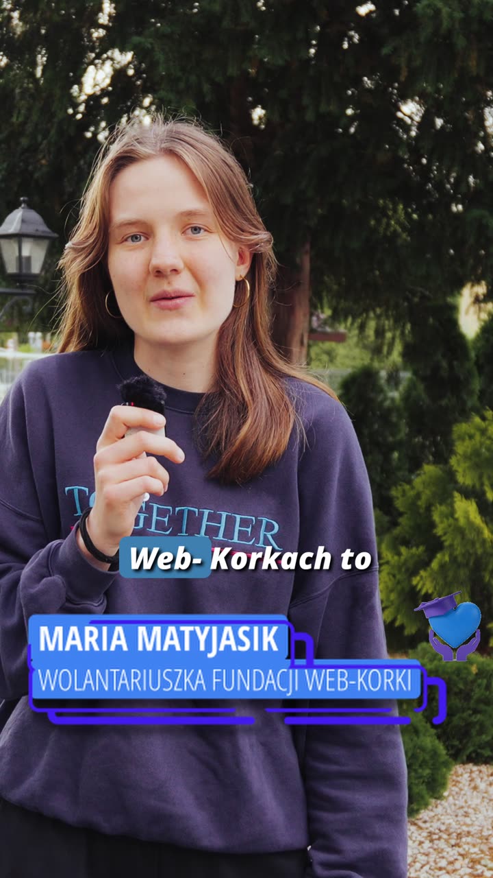 Marysia, wolontariuszka Fundacji Web-Korki